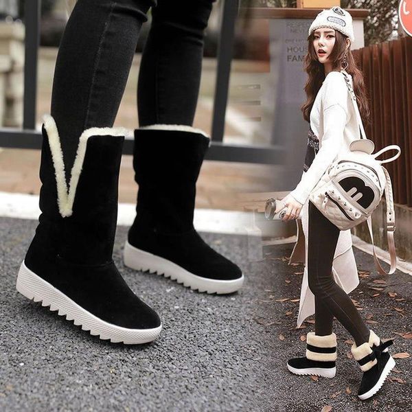 boots women winter snow outdoor fur keep warm shoes female flock slip-on woolen solid casual size 35-40 lnm1, Black
boots women winter snow outdoor fur keep warm shoes female flock slip-on woolen solid casual size 35-40 lnm1, Black