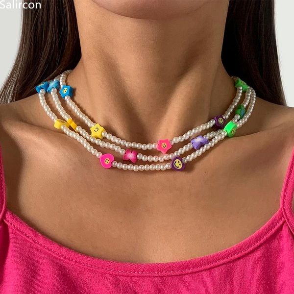 chokers colorful cute star heart butterfly necklace women child vintage elegant simulated pearls beads chain choker y2k jewelry, Golden;silver
chokers colorful cute star heart butterfly necklace women child vintage elegant simulated pearls beads chain choker y2k jewelry, Golden;silver