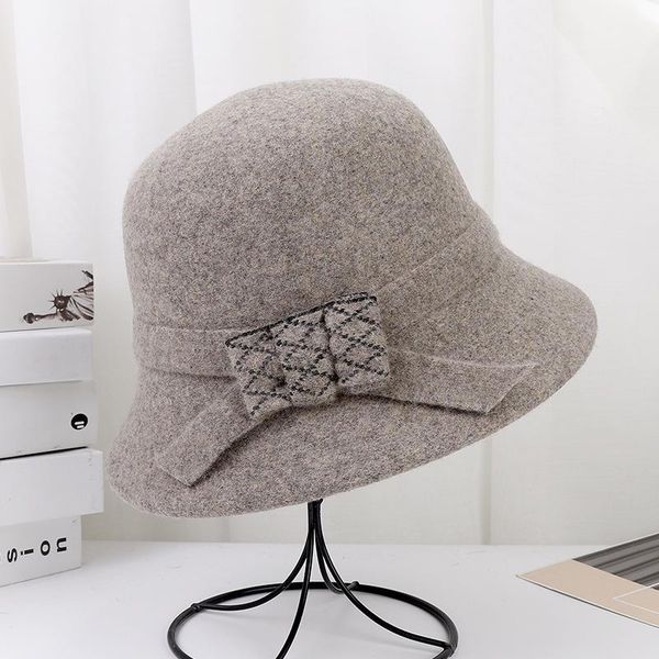 wide brim hats sparsil autumn winter wool bucket hat elegant fashion fisherman ladies felt fedora woolen cap for women, Blue;gray
wide brim hats sparsil autumn winter wool bucket hat elegant fashion fisherman ladies felt fedora woolen cap for women, Blue;gray