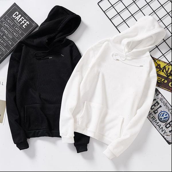 basic hoodies women for streetwear female autumn solid colour casual hip pop, Black
basic hoodies women for streetwear female autumn solid colour casual hip pop, Black