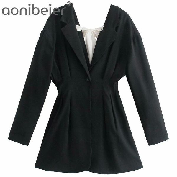 casual dresses aonibeier double notched collar high waist folds detail woman blazer dress contrast tie back mini black autumn 2021, Black;gray
casual dresses aonibeier double notched collar high waist folds detail woman blazer dress contrast tie back mini black autumn 2021, Black;gray