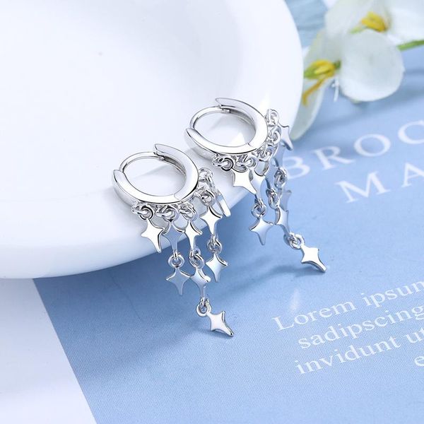 dangle & chandelier fashion stars long tassel drop earrings for women small huggies flash rain design bohemia earring piercing accessory, Silver
dangle & chandelier fashion stars long tassel drop earrings for women small huggies flash rain design bohemia earring piercing accessory, Silver
