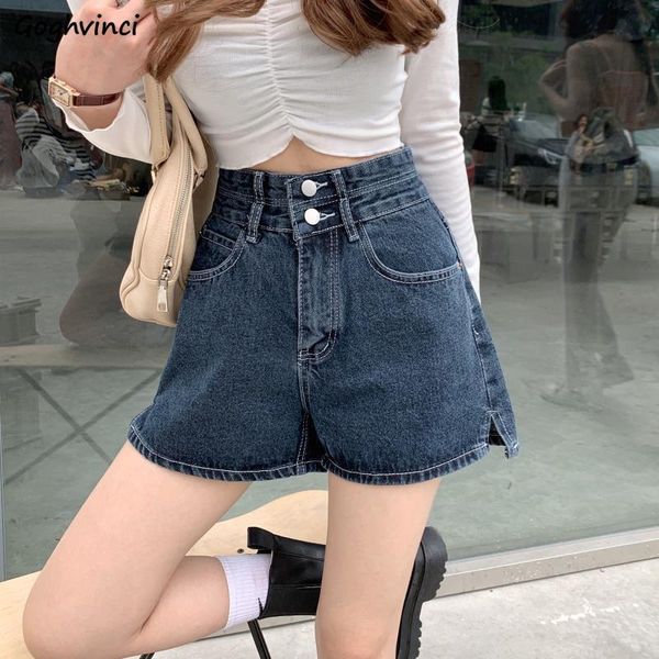 women's shorts women denim summer vintage high waist korean style classic simple all-match ladies leisure trendy ins, White;black
women's shorts women denim summer vintage high waist korean style classic simple all-match ladies leisure trendy ins, White;black