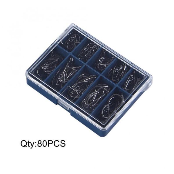 compartments fish tackle box fishing hook 10 sizes 80 pcs quality steel sharpened hooks carp accessories
compartments fish tackle box fishing hook 10 sizes 80 pcs quality steel sharpened hooks carp accessories