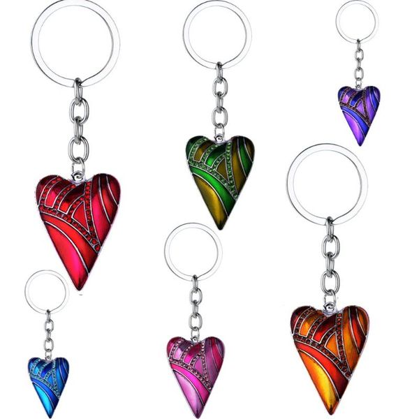 keychains enamel heart charm keychain key ring crystal rhinestone women girl jewelry gift friend lovers keyring chain bag fob, Silver
keychains enamel heart charm keychain key ring crystal rhinestone women girl jewelry gift friend lovers keyring chain bag fob, Silver