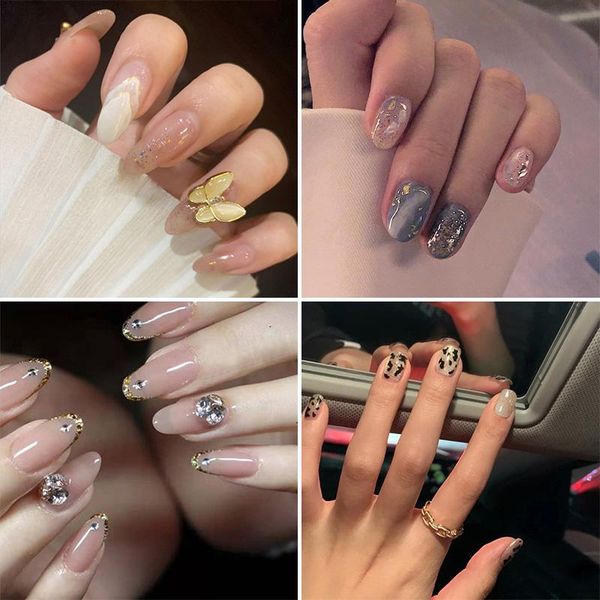 false nails 24pcs/set sweet bow short fake nail repeated use crystal butterfly leopard aurora polaris tips detachable, Red;gold
false nails 24pcs/set sweet bow short fake nail repeated use crystal butterfly leopard aurora polaris tips detachable, Red;gold