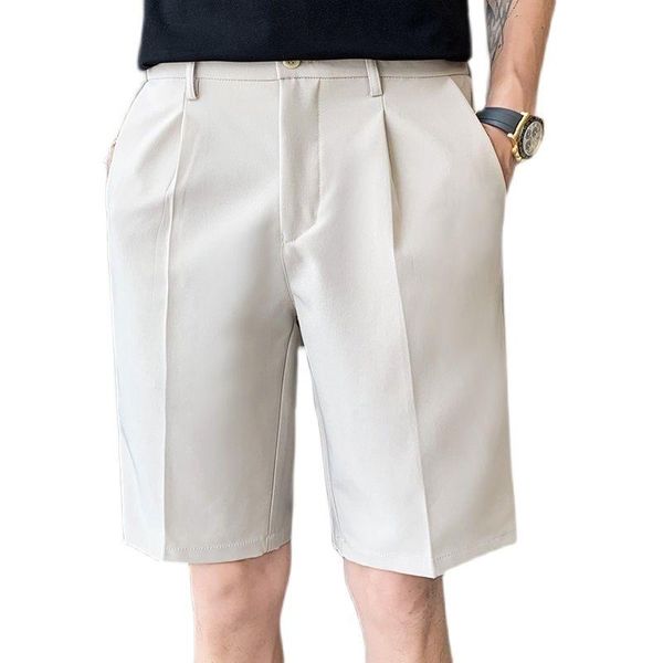 men's shorts 2021 summer fashion solid color casual five-point trendy trousers, White;black
men's shorts 2021 summer fashion solid color casual five-point trendy trousers, White;black