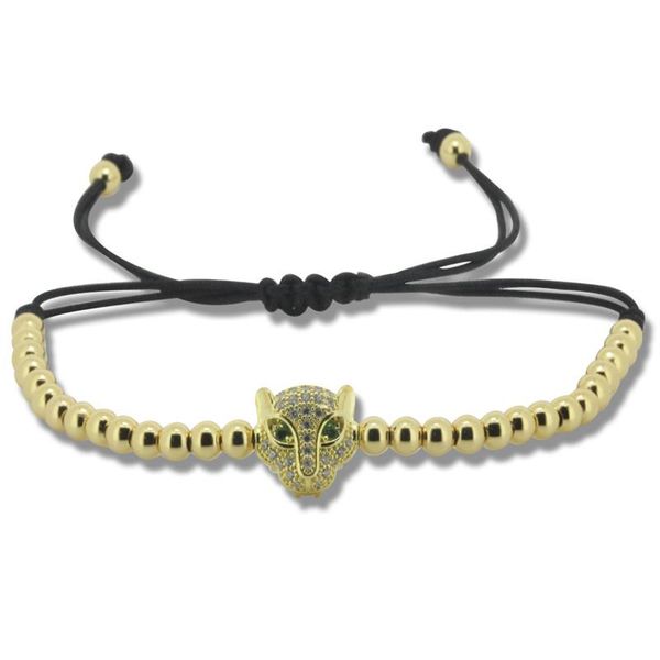 charm bracelets 1pc anil arjandas men 24k pave setting cz leopard head beads braiding macrame bracelet, Golden;silver
charm bracelets 1pc anil arjandas men 24k pave setting cz leopard head beads braiding macrame bracelet, Golden;silver