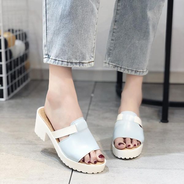 slippers 2021 women's shoes fashion high heeled women platforms ladies slides sandals large size zapatillas mujer, Black
slippers 2021 women's shoes fashion high heeled women platforms ladies slides sandals large size zapatillas mujer, Black
