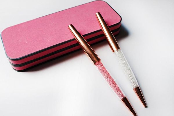 pack crystal pen bling diamond ballpoint pens rose gold with gift box for your items, Blue;orange
pack crystal pen bling diamond ballpoint pens rose gold with gift box for your items, Blue;orange