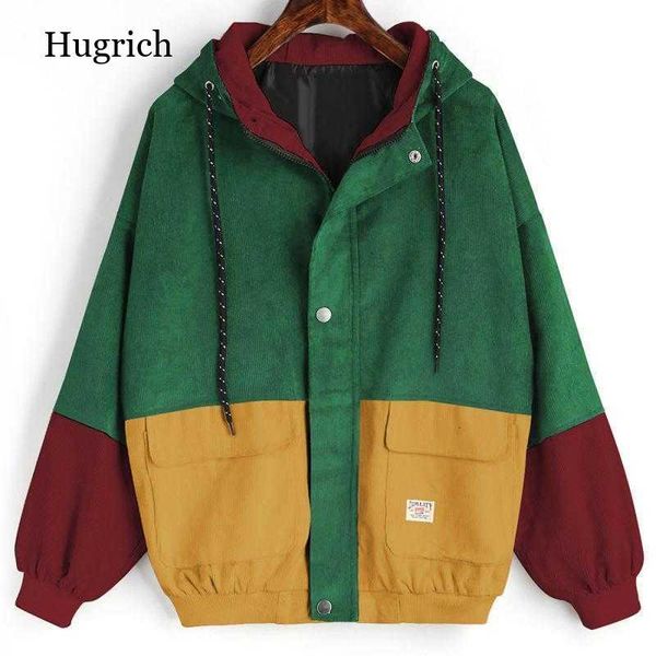 women's jackets outerwear coats corduroy patchwork oversize autumn jacket women coat windbreaker, Black;brown
women's jackets outerwear coats corduroy patchwork oversize autumn jacket women coat windbreaker, Black;brown