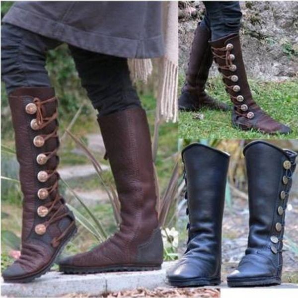 export knight elastic belt buckle comfortable flat heel large medium boots casual women's boots, Black
export knight elastic belt buckle comfortable flat heel large medium boots casual women's boots, Black