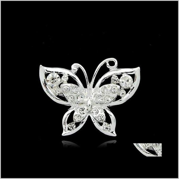 pins, jewelry drop delivery 2021 fashion sier plated hollow brooch clear rhinestone crystal butterfly animal brooches pins party costume clo, Gray
pins, jewelry drop delivery 2021 fashion sier plated hollow brooch clear rhinestone crystal butterfly animal brooches pins party costume clo, Gray
