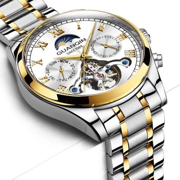 wristwatches business waterproof moon phase the mens' watches clock male watch man automatic men mechanical relogio masculino, Slivery;brown
wristwatches business waterproof moon phase the mens' watches clock male watch man automatic men mechanical relogio masculino, Slivery;brown