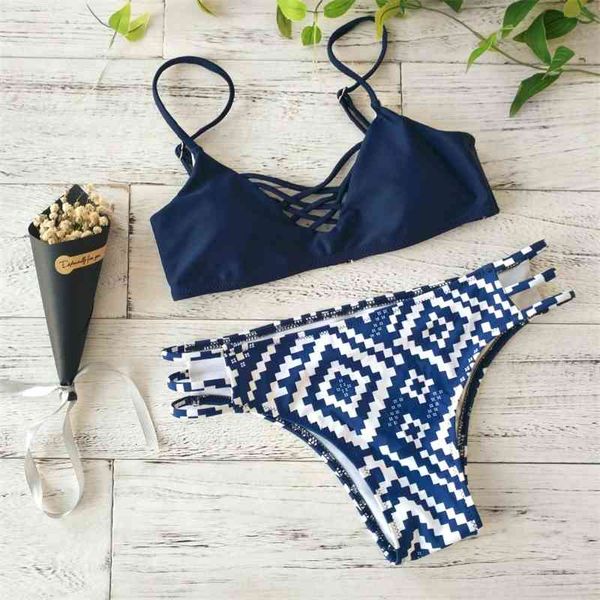 women's swimwear bandage reversible halter bikini cut out swimsuit brazilian floral print set strappy bathing suit 2279 olov, White;black
women's swimwear bandage reversible halter bikini cut out swimsuit brazilian floral print set strappy bathing suit 2279 olov, White;black