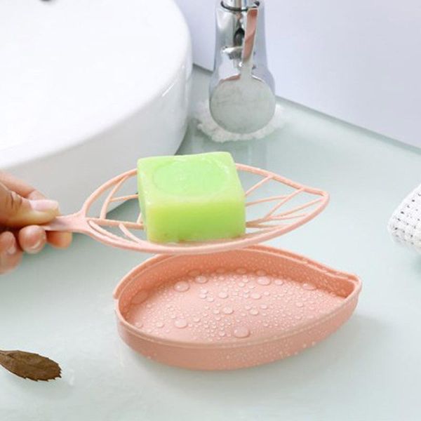 soap dishes handmade leaf shape box with drain layer draining holder dish bathroom accessories travel portable lid
soap dishes handmade leaf shape box with drain layer draining holder dish bathroom accessories travel portable lid