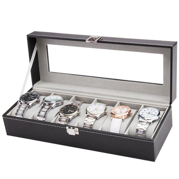 watch boxes & cases 6/10/12 grids box pu leather gray inner case holder organizer storage for men watches women jewelry display, Black;blue
watch boxes & cases 6/10/12 grids box pu leather gray inner case holder organizer storage for men watches women jewelry display, Black;blue