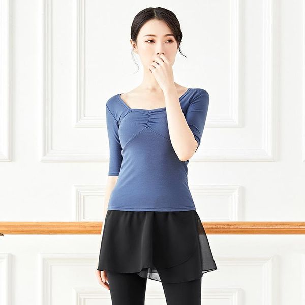 men's sweaters dance clothes modern female middle sleeve art test training practice, White;black
men's sweaters dance clothes modern female middle sleeve art test training practice, White;black