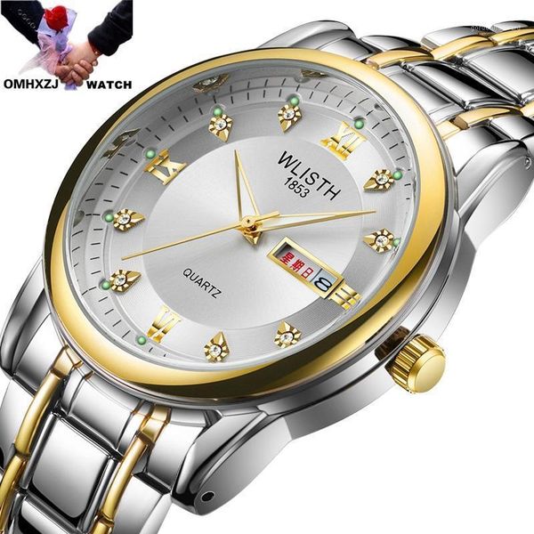 wristwatches omhxzj w04 30m waterproof luminous inlaid brick steel belt dual calendar retro business quartz movement men's watch, Slivery;brown
wristwatches omhxzj w04 30m waterproof luminous inlaid brick steel belt dual calendar retro business quartz movement men's watch, Slivery;brown