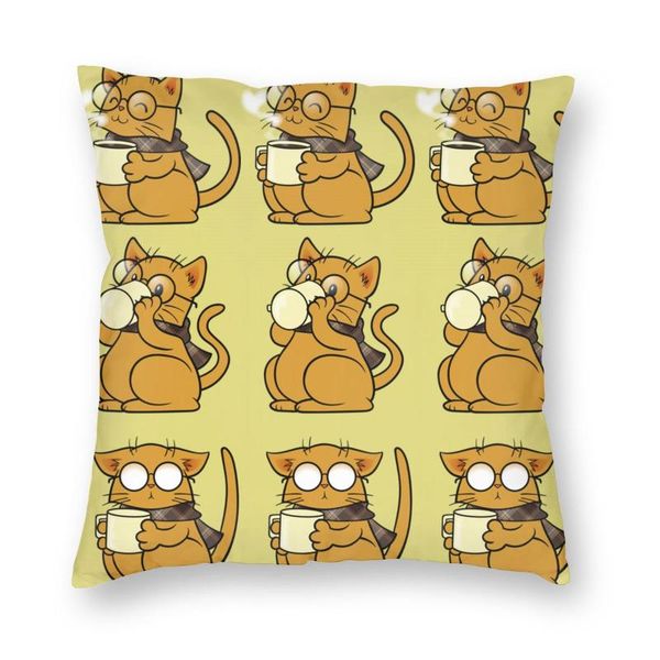 cushion/decorative pillow cat, coffee and glasses square case polyester throw 45*45cm pillowcover home decor
cushion/decorative pillow cat, coffee and glasses square case polyester throw 45*45cm pillowcover home decor