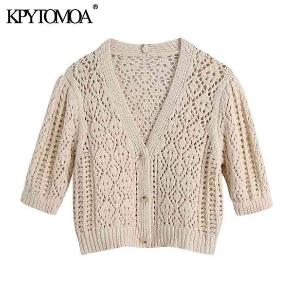 women fashion hollow out cropped knitted cardigan sweater v neck short sleeve female outerwear chic 210420, White;black
women fashion hollow out cropped knitted cardigan sweater v neck short sleeve female outerwear chic 210420, White;black