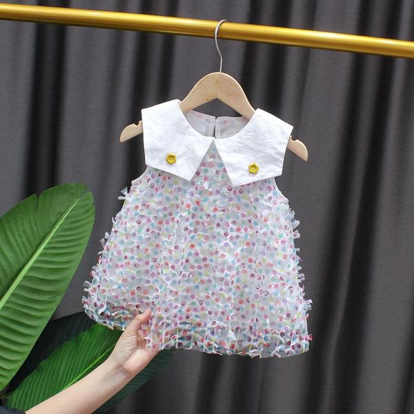 girl's dresses ienens girls colorful dress summer party kids dot mesh costumes cute vestidos outfits children clothing, Red;yellow
girl's dresses ienens girls colorful dress summer party kids dot mesh costumes cute vestidos outfits children clothing, Red;yellow