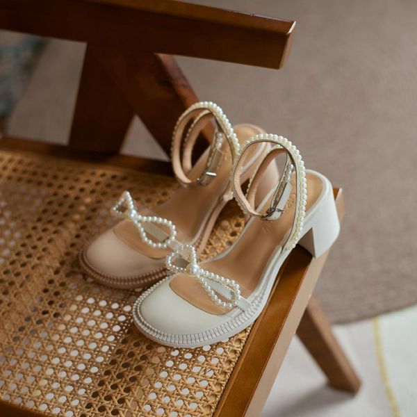 dress shoes summer fashion casual pearl bow ladies sandals handmade soft and comfortable leather high heels women's, Black
dress shoes summer fashion casual pearl bow ladies sandals handmade soft and comfortable leather high heels women's, Black