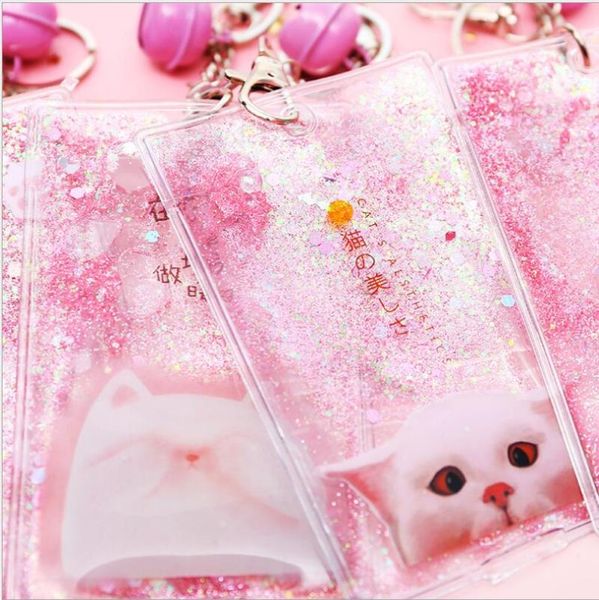 keychains 1496 south korea quicksand bus card set small fresh protective cover student rice access control certificate keychain, Silver
keychains 1496 south korea quicksand bus card set small fresh protective cover student rice access control certificate keychain, Silver