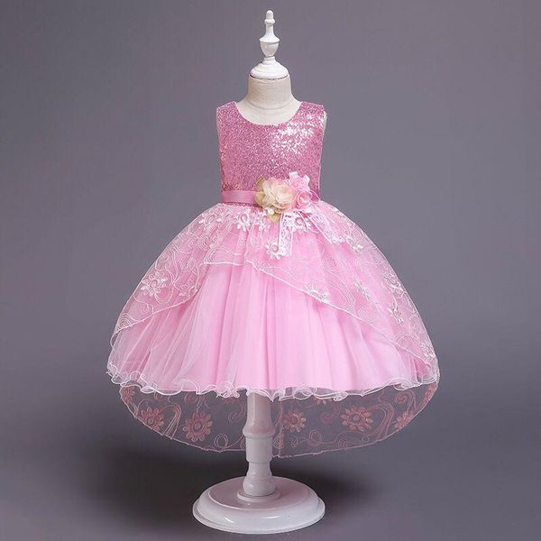 girl's dresses flower girls illusion appliques pearls embroidery tulle lace o-neck knee-length sequined kids party princess gown f306, Red;yellow
girl's dresses flower girls illusion appliques pearls embroidery tulle lace o-neck knee-length sequined kids party princess gown f306, Red;yellow