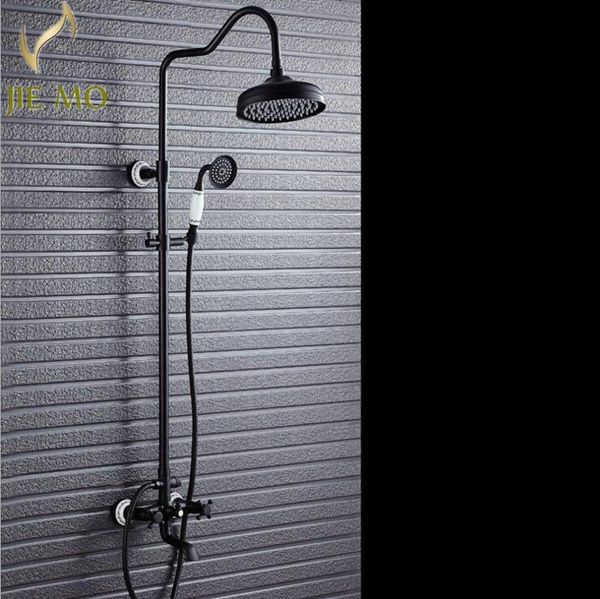 euro style black bronze finish dual handle brass bath & shower faucet bathroom set wall mount n6814 sets
euro style black bronze finish dual handle brass bath & shower faucet bathroom set wall mount n6814 sets