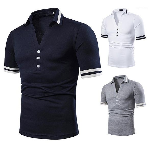 men's big v-ne design cuff mixed colors men casual short-sleeved shirt shirt1, White;black
men's big v-ne design cuff mixed colors men casual short-sleeved shirt shirt1, White;black