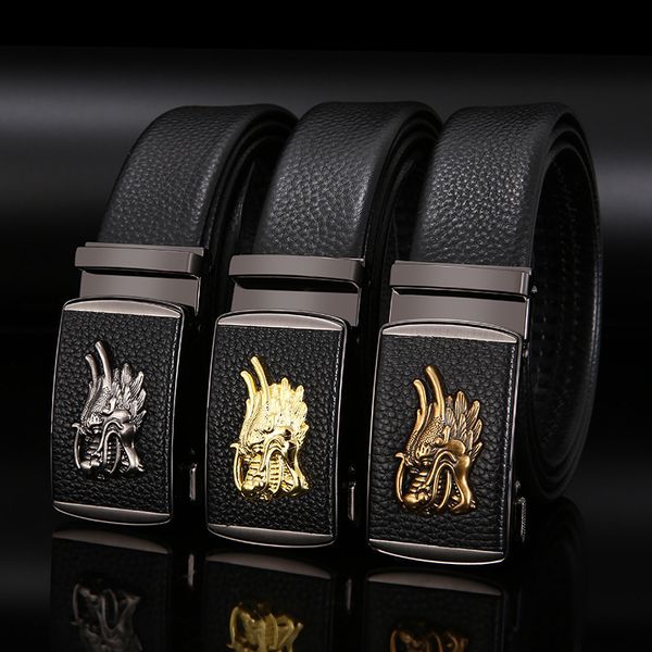 belts kaijuzun men's belt head layer cowhide leather alloy automatic buckle business leisure faucet and trouser, Black;brown
belts kaijuzun men's belt head layer cowhide leather alloy automatic buckle business leisure faucet and trouser, Black;brown