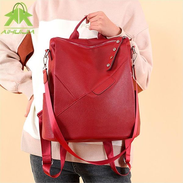 classic women multifunction backpacks fashion lady shoulder bag pu leather large ladies backpack leisure travel knapsack
classic women multifunction backpacks fashion lady shoulder bag pu leather large ladies backpack leisure travel knapsack