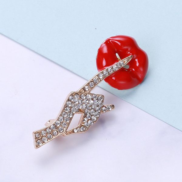 factory brooch lips cute fashion personality versatile women's accessories simple temperament sweater coat suit decoration christmas
factory brooch lips cute fashion personality versatile women's accessories simple temperament sweater coat suit decoration christmas