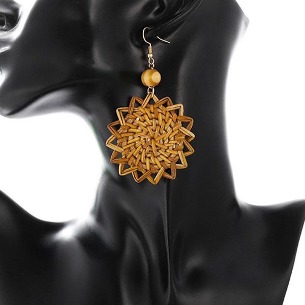 dangle & chandelier bohemia rattan knit earrings rectro creative triangle/sun flower earings for women alloy hook unique fashion jewelry gif, Silver
dangle & chandelier bohemia rattan knit earrings rectro creative triangle/sun flower earings for women alloy hook unique fashion jewelry gif, Silver