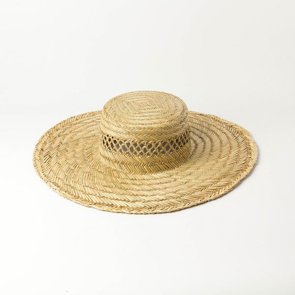 fashion big hat spring and summer manual hollow woven eaves grass flat outdoor sunshade beach, Blue;gray
fashion big hat spring and summer manual hollow woven eaves grass flat outdoor sunshade beach, Blue;gray