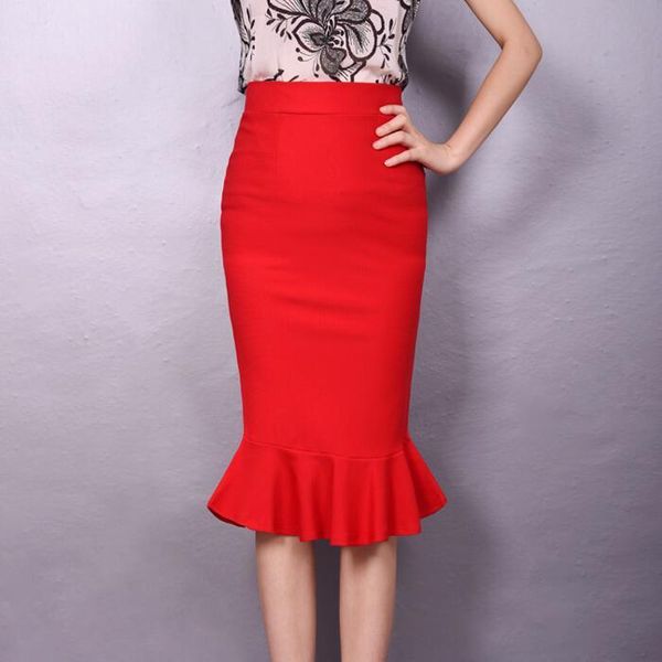 autumn high waist fishtail skirt lotus leaf package hip irregular female one step skirts, Black
autumn high waist fishtail skirt lotus leaf package hip irregular female one step skirts, Black