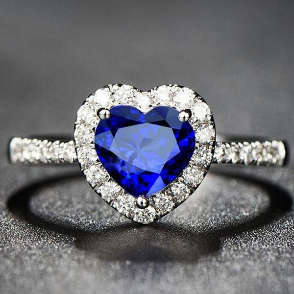 cluster rings sapphire gemstones blue crystal for women love heart white gold silver color zircon diamonds jewelry bijoux bague gift, Golden;silver
cluster rings sapphire gemstones blue crystal for women love heart white gold silver color zircon diamonds jewelry bijoux bague gift, Golden;silver