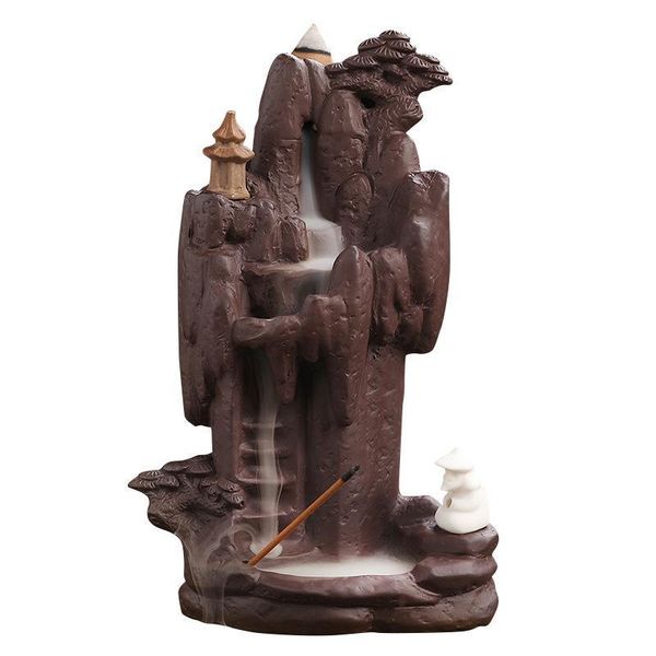 fragrance lamps mountain shape backflow incense burner ceramic smoke weterfall sticks holder home decor purple sand censer 20pcs cones
fragrance lamps mountain shape backflow incense burner ceramic smoke weterfall sticks holder home decor purple sand censer 20pcs cones