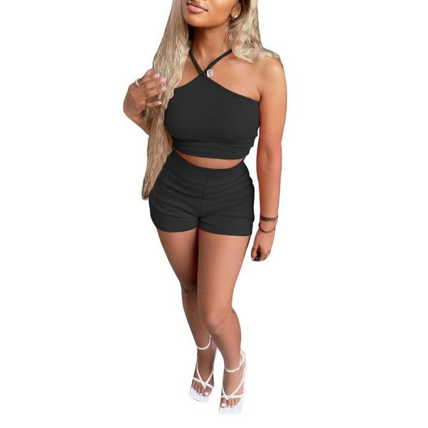 women's tracksuits ladies summer breathable leisure suit, women simple style solid color cross strap sleeveless midriff-baring camisole, Gray
women's tracksuits ladies summer breathable leisure suit, women simple style solid color cross strap sleeveless midriff-baring camisole, Gray