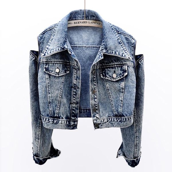 women's jackets 2021 autumn denim jacket women long sleeve vintage casual jeans removable vest coat bomber oversize outwear mujer, Black;brown
women's jackets 2021 autumn denim jacket women long sleeve vintage casual jeans removable vest coat bomber oversize outwear mujer, Black;brown