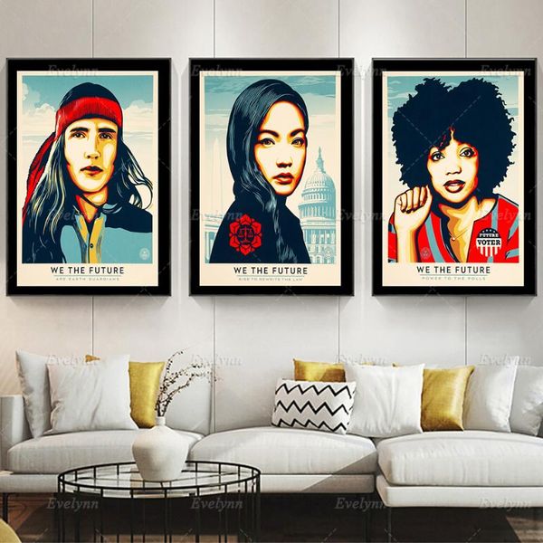 paintings nordic abstract vintage women"we the people future"retro art poster print wall picture for livingroom decoration canvas
paintings nordic abstract vintage women"we the people future"retro art poster print wall picture for livingroom decoration canvas