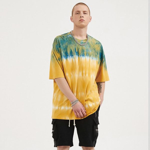 men's t-shirts fashion mens tie-dye plus size tshirts cotton streetwear tees, White;black
men's t-shirts fashion mens tie-dye plus size tshirts cotton streetwear tees, White;black