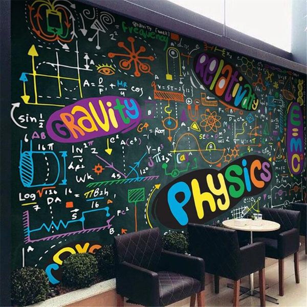 wallpapers milofi custom 3d po wallpaper mural nordic hand-painted colorful chalk formula blackboard background wall
wallpapers milofi custom 3d po wallpaper mural nordic hand-painted colorful chalk formula blackboard background wall