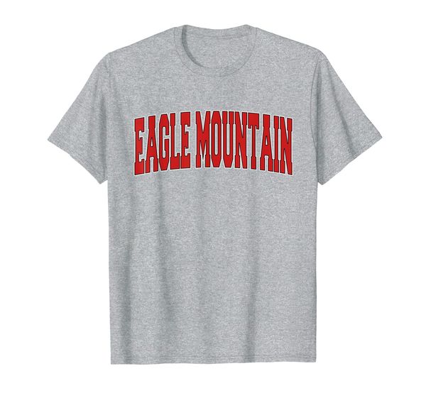 eagle mountain ut utah varsity style usa vintage sports t-shirt, White;black 
eagle mountain ut utah varsity style usa vintage sports t-shirt, White;black