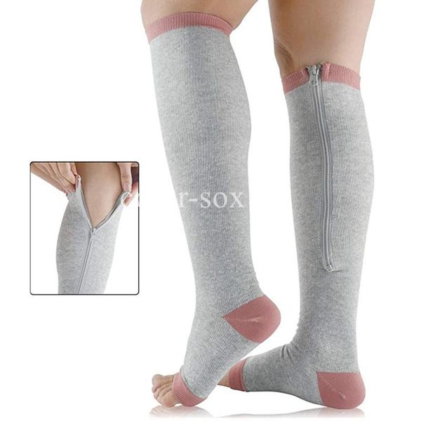 sports socks maternity compression men women knee high zipper anti-fatigue stretchy sox outdoor running hiking, Black
sports socks maternity compression men women knee high zipper anti-fatigue stretchy sox outdoor running hiking, Black