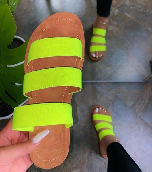 green ladies slides summer comfortable slip on shoes beach sandals assorted colors platform casual slippers, Black
green ladies slides summer comfortable slip on shoes beach sandals assorted colors platform casual slippers, Black