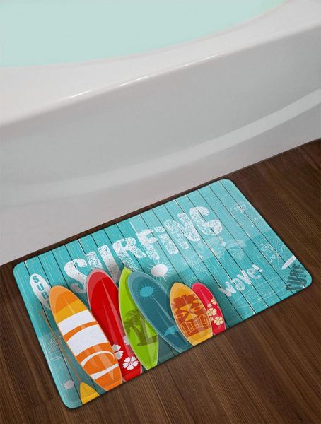 summer surf door mat blue wood grain floor outdoor stepping bathroom kitchen non-slip bedroom corner decor carpets
summer surf door mat blue wood grain floor outdoor stepping bathroom kitchen non-slip bedroom corner decor carpets