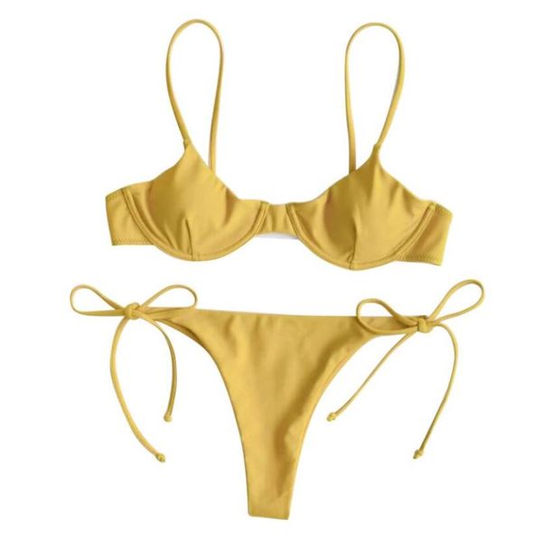 women's swimwear women split swimsuit set solid color/printed v-neck bikini + lace up panties for summer, White;black
women's swimwear women split swimsuit set solid color/printed v-neck bikini + lace up panties for summer, White;black