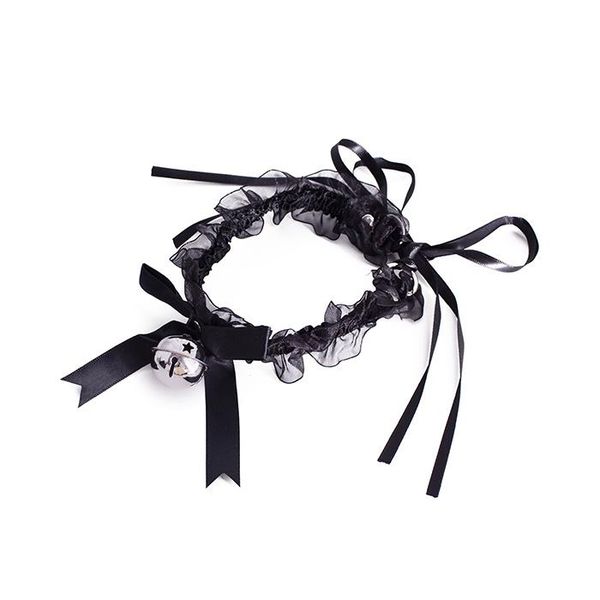 pendant necklaces japanese-style soft adorable cute chiffon lace neck ring large bell bow cat lace-up band traction, Silver
pendant necklaces japanese-style soft adorable cute chiffon lace neck ring large bell bow cat lace-up band traction, Silver
